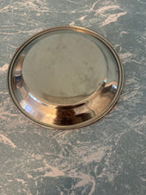 Load image into Gallery viewer, Make Your Wishes Come True Hand painted Red Trinket Dish Indian Material Gold Circle for storage of items jewellery hand made embellished tray 18x18cm