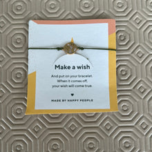 Load image into Gallery viewer, Make Your Wishes Come True adjustable bracelet to manifest dreams and goals