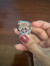 Load image into Gallery viewer, Love, Money, Success, Peace, Happiness & Protection (6 in 1) adjustable Zircon crystal Ring