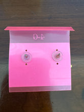 Load image into Gallery viewer, Love you blue earrings for Chakra Manifesting love, Commitment Stability and Security