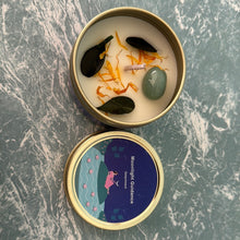 Load image into Gallery viewer, Detachment, Health and Happiness Intention Candle & Green Aventurine Crystal for Manifesting Good Longterm Health, Joy, Fulfilment and Quality of Life 60ml