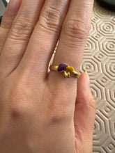 Load image into Gallery viewer, Money and success mushroom intention ring adjustable