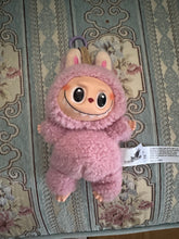 Load image into Gallery viewer, Wealth and money handbag pink labubu charm for acquiring success and more money keyring, clip