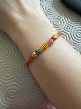 Load image into Gallery viewer, Rakhi Protection Bracelet Red OM AUM Rakhi thread - Brother sister Indian Hindu festival - Raksha Bandhan Rakhi Thread Rakhi- Rakhadi Rakhri