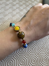 Load image into Gallery viewer, Law Of Attraction LUCKY planets intention adjustable bracelet