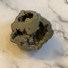 Load image into Gallery viewer, Law of Attraction Silver Pyrite Crystal for Making Your Dreams and Wishes Come True &amp; Protection
