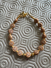 Load image into Gallery viewer, Calming & protection Om adjustable link Bracelet