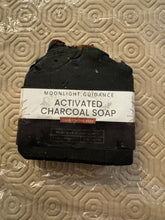 Load image into Gallery viewer, Activated charcoal soap to REMOVE NEGATIVE ENERGY AND TO PROTECT YOU!! Hand washing soap 100g