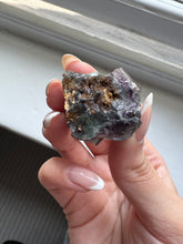 Load image into Gallery viewer, Powerful PROTECTION Fluorite Crystal For absorbing negative energy, evil eye protection, magic protection and attacks cleansing crystal Stone