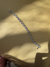 Load image into Gallery viewer, Money and success manifesting Moissainite tennis Marquis clasp sterling silver bracelet