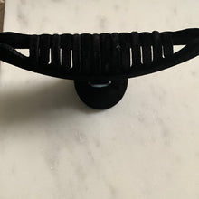 Load image into Gallery viewer, Manifest Evil Eye Protection Crochet Blue Intention Hair Claw Jaw Clip