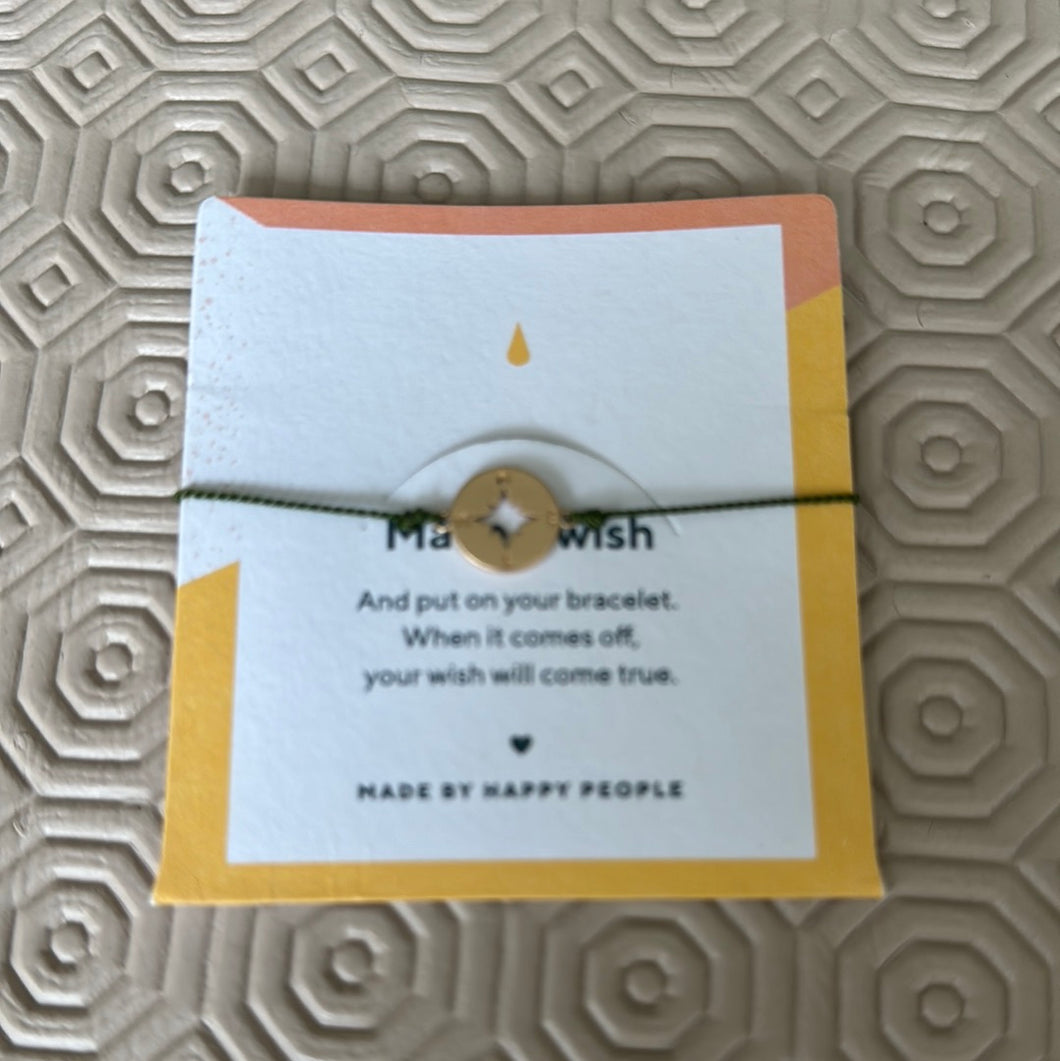 Make a wish Manifest Your Wishes Tie Intention Bracelet