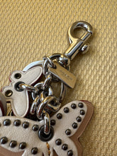 Load image into Gallery viewer, Growth & Success keyring bag charm hanging butterfly tassel for personal transformation (Real Coach brand keyring with dust bag)