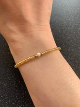 Load image into Gallery viewer, Anxiety Intention Tie Bracelet for Releasing Anxiety, Sadness, Kintsugi, Stress, Conflict, Calming & Balance