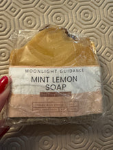 Load image into Gallery viewer, Mint Lemon love money peace soap for hands to protect you and bring you good energy