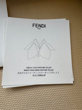 Load image into Gallery viewer, Fendi Fortune teller chatterbox paper kit to get answers (make your own)