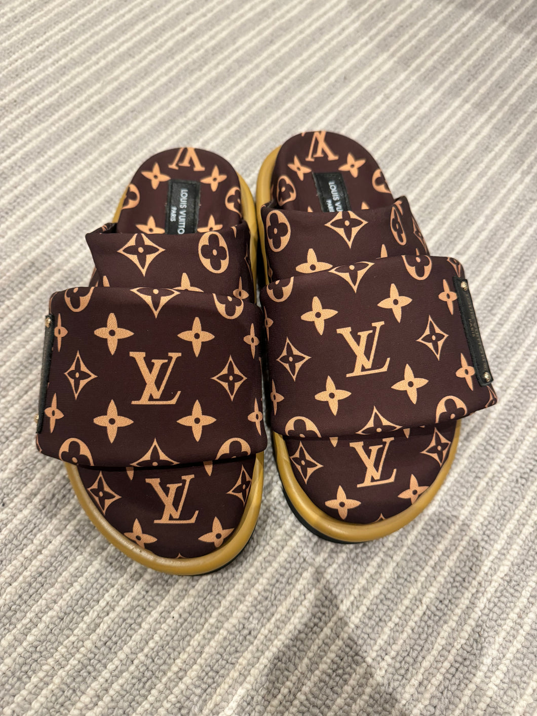 Success & Wealth Louis Vuitton Closed Toe Slippers For Career, Money, Achieving Dreams & Life Goals Law of Attraction UK Size 4 // EU 37 // US 6.5
