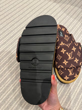 Load image into Gallery viewer, Success & Wealth Louis Vuitton Closed Toe Slippers For Career, Money, Achieving Dreams & Life Goals Law of Attraction UK Size 4 // EU 37 // US 6.5