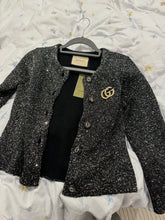 Load image into Gallery viewer, Silver Gucci Cardigan for Wealth, Affluence, wealth, Extravagance, Status, Luxury & Jupiter UK size 6 / US Size 4