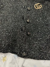 Load image into Gallery viewer, Silver Gucci Cardigan for Wealth, Affluence, wealth, Extravagance, Status, Luxury & Jupiter UK size 6 / US Size 4