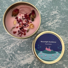 Load image into Gallery viewer, Reconciliation Intention Candle with Rose Quartz Crystal for Manifesting Ex, Union, Reunion, Past Lover, Friend, Family Member 60ml