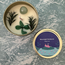 Load image into Gallery viewer, Weight Loss Intention White Tea & Green Aventurine Crystal Candle for Faster Metabolism, Weight Loss & De-Bloating 60ml