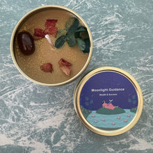 Load image into Gallery viewer, Wealth, Career & Success Intention Candle With Red Agate Crystal for Manifesting Money, Stability, Success, Dreams & Goals 60ml