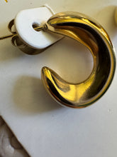 Load image into Gallery viewer, Make Your Wishes Come bold statement stainless steel hoop earrings