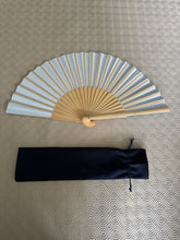 Load image into Gallery viewer, EXTREMELY LUCKY Love, Money & Peace Printed Intention Handheld Fan Handmade