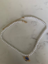 Load image into Gallery viewer, Hair, Nails, Skin Beauty Intention Faux Pearl Saturn Necklace Unique for Boosting Looks, Confidence, Body Image, Self Esteem