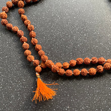 Load image into Gallery viewer, Love Manifesting Prayer Bead Necklace Long Necklace Over the head For Mantras Affirmations