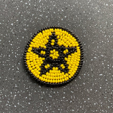 Load image into Gallery viewer, Have Wealth, Fame, Money, Love, Commitment & Success Ace of pentacles Intention Beaded Patch