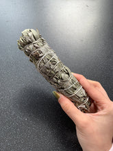 Load image into Gallery viewer, Sage Smudge Stick for Cleansing For Happiness, Warding Off Negativity, Good Health, Grounding, Protection for You & Your Space