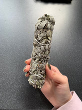 Load image into Gallery viewer, Sage Smudge Stick for Cleansing For Happiness, Warding Off Negativity, Good Health, Grounding, Protection for You & Your Space