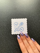 Load image into Gallery viewer, Anxiety, Sadness Relief & Peace Intention Manifesting Hand Embroidered Card