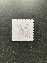 Load image into Gallery viewer, Anxiety, Sadness Relief & Peace Intention Manifesting Hand Embroidered Card