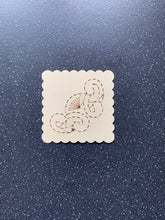 Load image into Gallery viewer, Finance, Wealth & Stability Manifesting Intention Hand Embroidered Card