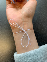 Load image into Gallery viewer, Peace & Healing Turquoise Blue Crystal Intention Manifesting Tie Bracelet