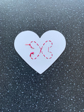 Load image into Gallery viewer, Soulmate Love Manifesting Hand Embroidered Heart Intention Card