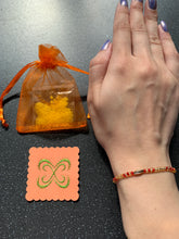 Load image into Gallery viewer, Strength & Confidence Manifesting BUNDLE (Tie Bracelet, Pouch and Intention Card)