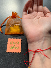 Load image into Gallery viewer, Strength & Confidence Manifesting BUNDLE (Tie Bracelet, Pouch and Intention Card)