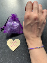 Load image into Gallery viewer, Healing & Anxiety Relief BUNDLE Self Love & Happiness (Tie Bracelet, Pouch and Intention Card)