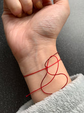 Load image into Gallery viewer, EXTREMELY Lucky Rudraksha Intention Tie Bracelet for Protection, Wealth, Focus, Anxiety, Stability & Love