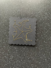 Load image into Gallery viewer, Manifest Your Wishes Star Beaded & Hand Embroidered Intention Card