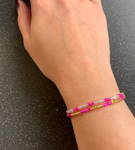 Load image into Gallery viewer, 2 Wealth & Wisdom Intention Manifesting Tie Bracelet Set For Loyalty, Honesty & Respect