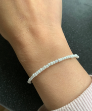 Load image into Gallery viewer, White Magic Manifesting Intention Tie Bracelet