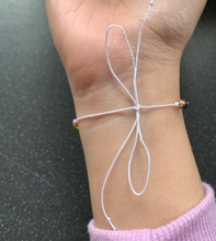 Load image into Gallery viewer, Speed Things Up Intention Manifesting Tie Bracelet