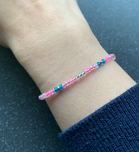 Load image into Gallery viewer, Twin Flame Love Boosting Intention Manifesting Tie Bracelet