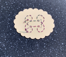 Load image into Gallery viewer, Good Health & Happiness Hand Embroidered Intention Manifesting Card