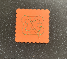 Load image into Gallery viewer, Strength & Confidence Hand Embroidered Intention Manifesting Card